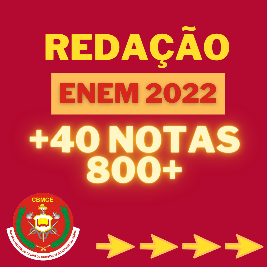 Mais de 40 alunos do CMCB obtêm notas 800+ na redação do ENEM - Colégio  Militar do Corpo de Bombeiros