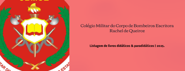 CMCB - Listagem de livros didáticos & paradidáticos | 2025