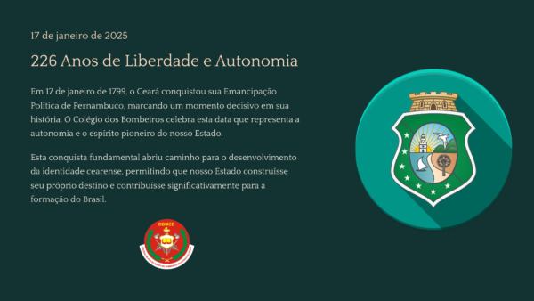 Colégio dos Bombeiros celebra o Dia de Emancipação do Ceará