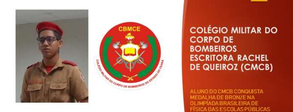 CMCB - Aluno do 3º ano conquista medalha de bronze na OBFEP
