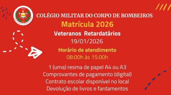 CMCB Matrícula dos veteranos
