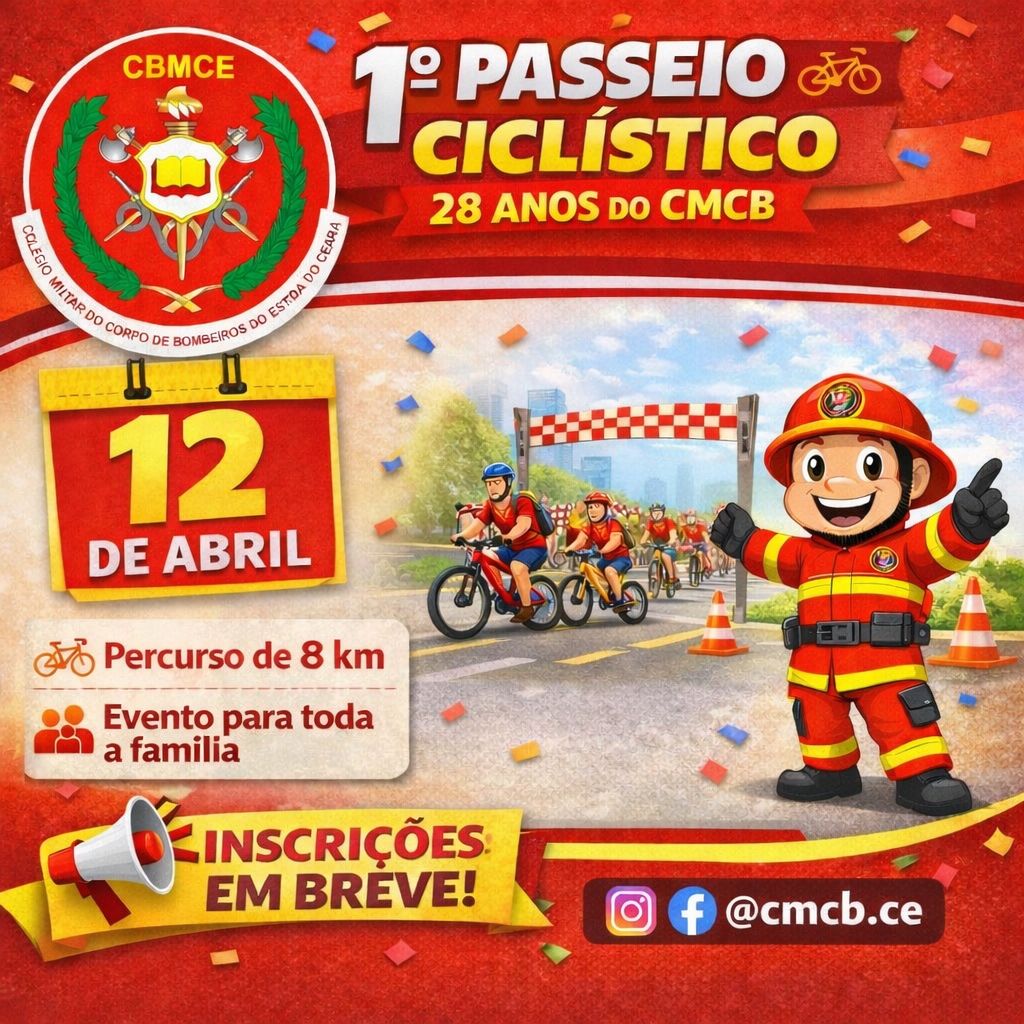 1º Passeio Ciclístico do CMCB – 12 de abril