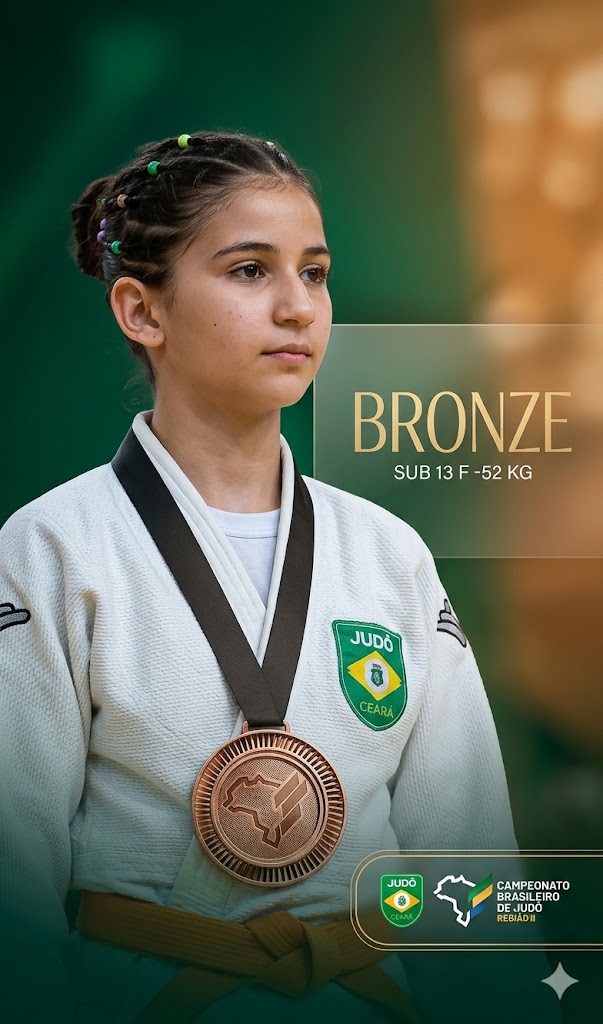 Aluna do Colégio dos Bombeiros conquista o bronze no Campeonato Brasileiro de Judô