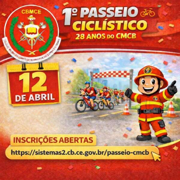 CMCB inscrições - 1º passeio ciclístico